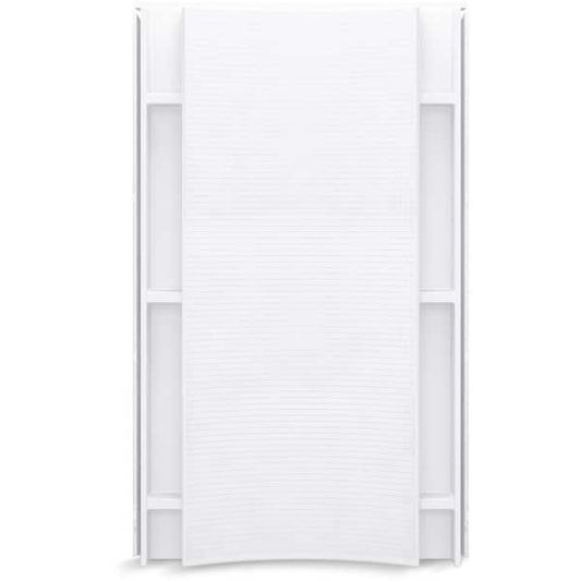 Accord 1-1/4 in. x 42 in. x 77 in. 1-piece Direct-to-Stud Shower Back Wall in White