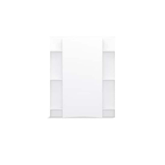 Accord 1-1/4 in. x 60 in. x 77 in. 1-Piece Direct-to-Stud Shower Back Wall in White