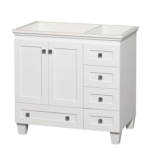 Acclaim 36 in. Vanity Cabinet Only in White